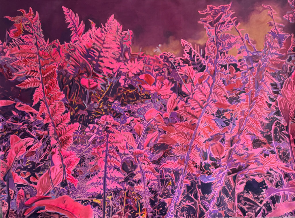 Pascale Ettlin 'L'herbe follé' - 2025 - 149 x 201 cm, Öl auf Leinwand